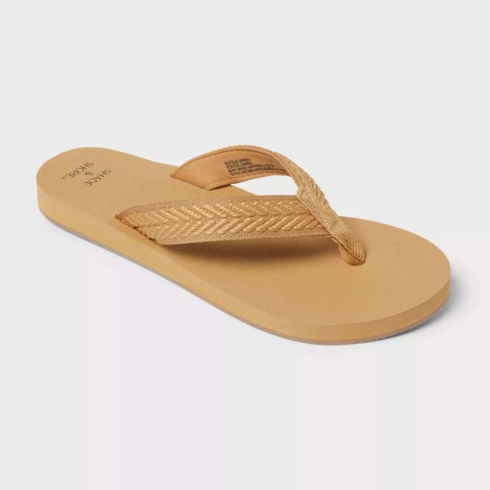 Women's Nico Sandals by Shade & Shore Tan Size 9 New With Tags